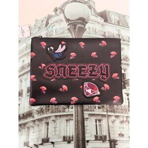 Coach F72912 Disney X Coach Large Wristlet 30 With Sneezy